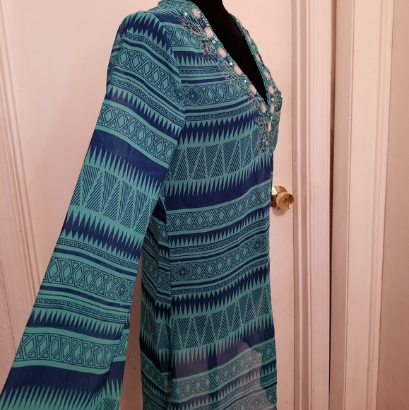 Sheer long blouse - Picture 3 of 5